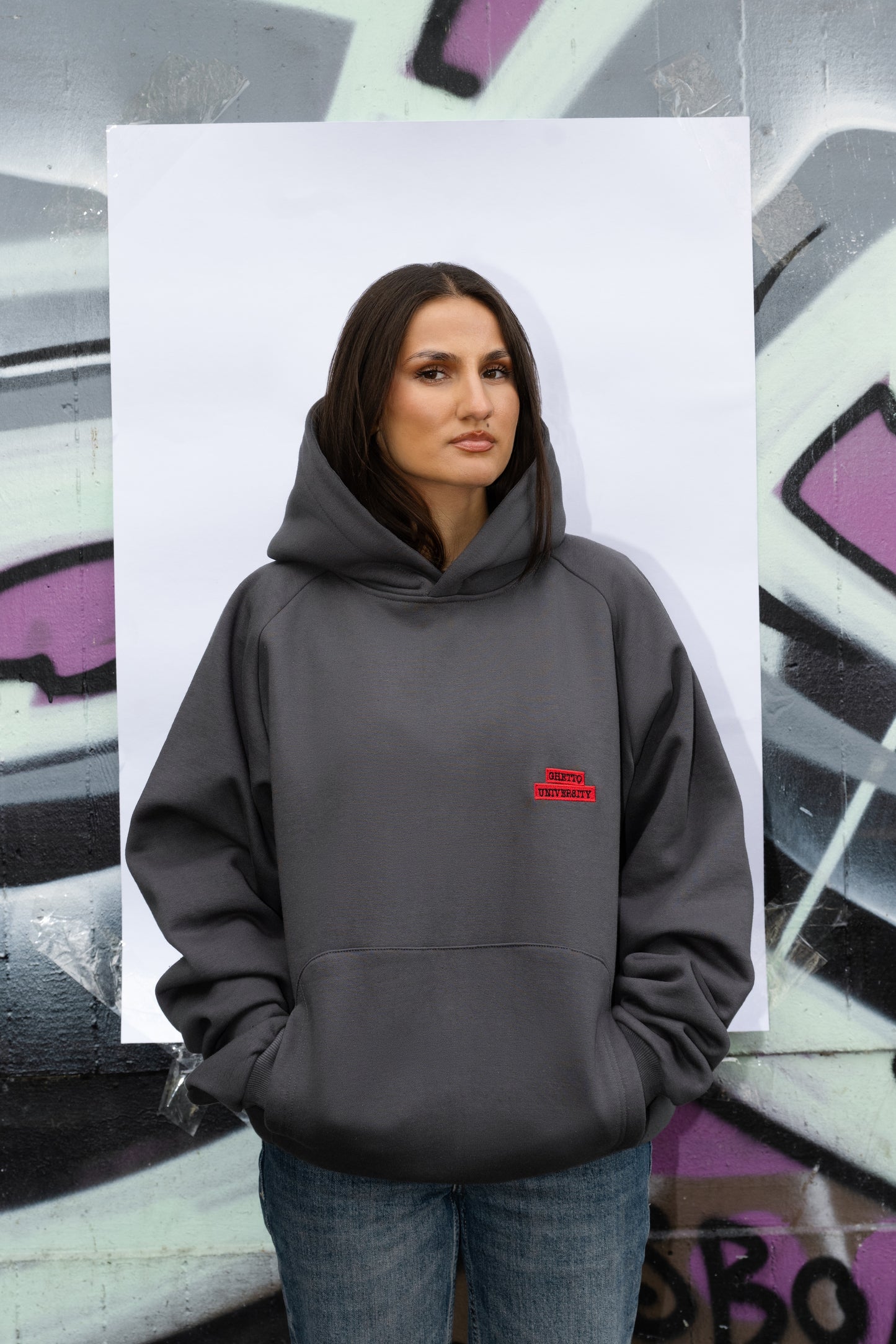 The Street Scholar Hoodie - Anthracite