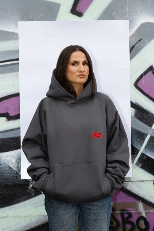 The Street Scholar Hoodie - Anthracite