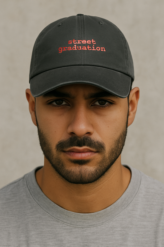 Street Graduation Cap - Anthrazit